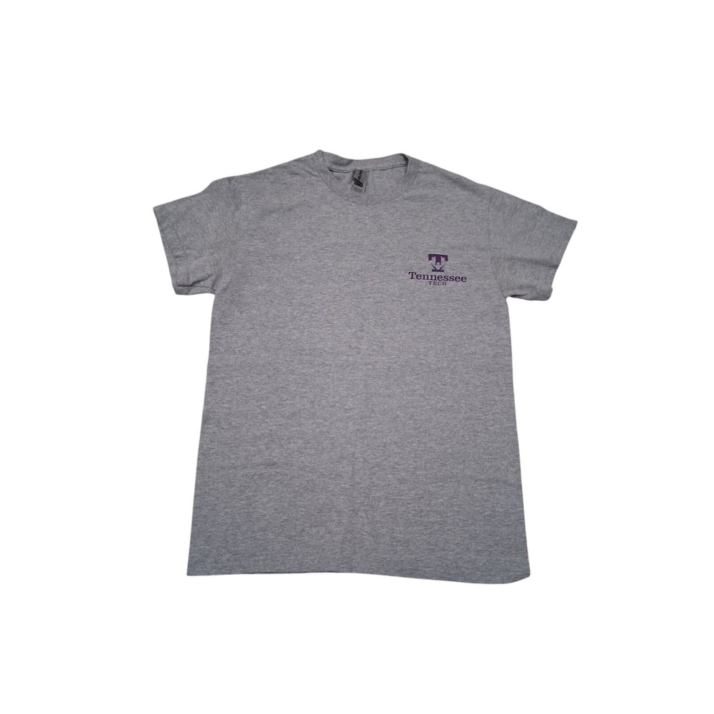 Gildan Tennessee Tech University TTU T-Shirt Small Gray Live Wings Up Graphic T